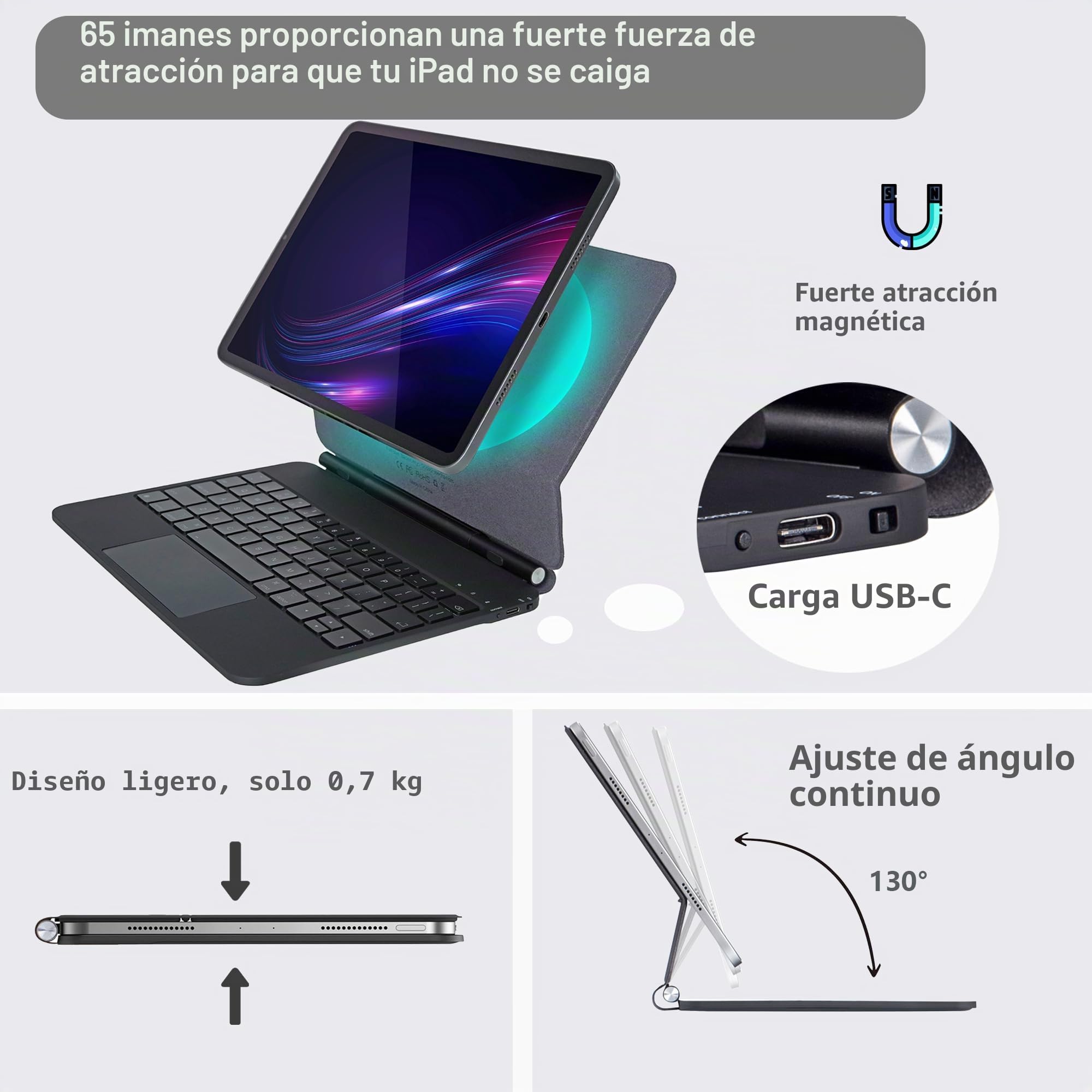 Synchro Bands Magic Keyboard para iPad Pro 13